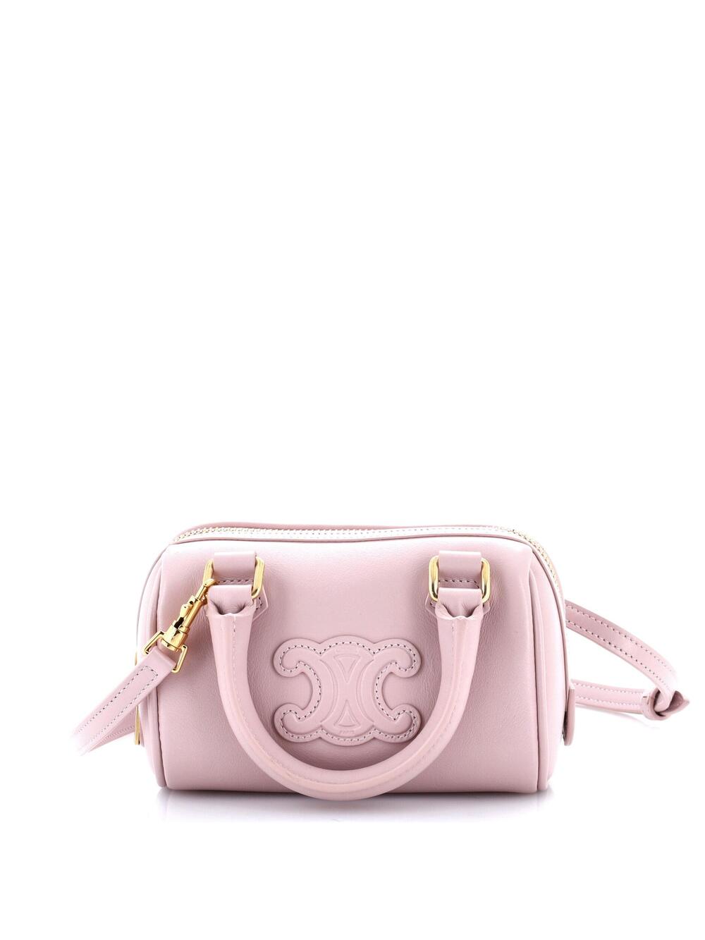 Celine Cuir Triomphe Boston Bag Leather #374640C20B